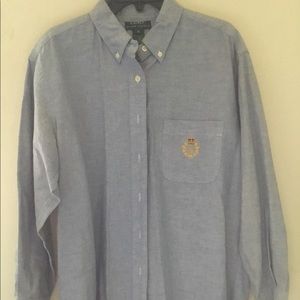 💜 Baby blue long sleeve button down shirt 👔.💜